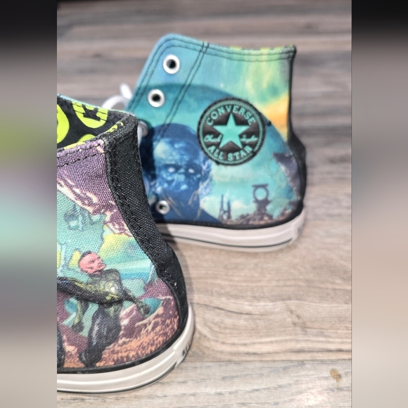 Converse Green Lantern DC Comics Chuck Taylor Sneakers Kids 3 - Picture 7 of 12